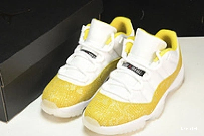 Snakeskin” Low 11 Air “Yellow Jordan AH7860-107 0718
